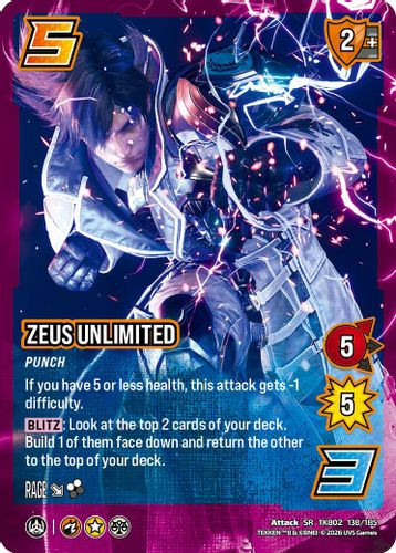 [TK802-138/185](SR) Zeus Unlimited (Foil)