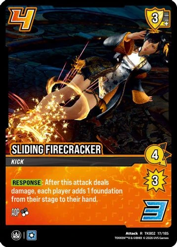 [TK802-017/185](R) Sliding Firecracker (Foil)