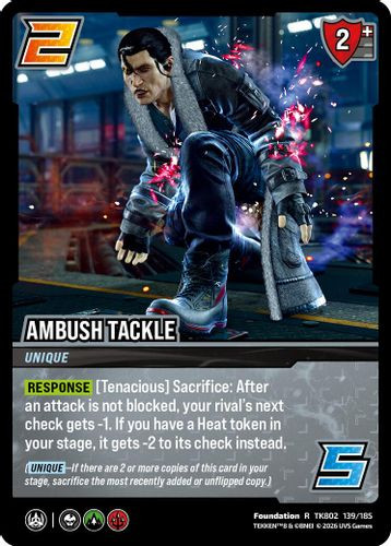 [TK802-139/185](R) Ambush Tackle (Foil)
