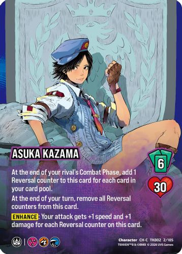[TK802-002/185](CH-C) Asuka Kazama