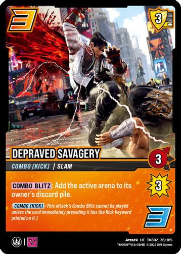 [TK802-026/185](UC) Depraved Savagery
