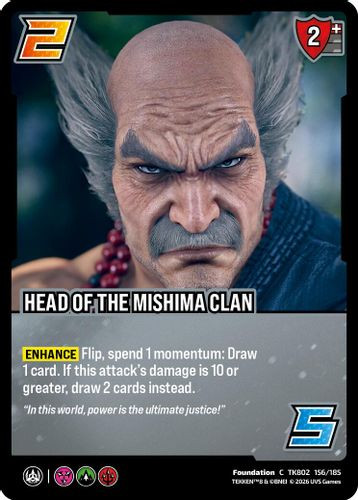 [TK802-156/185](C) Head of the Mishima Clan