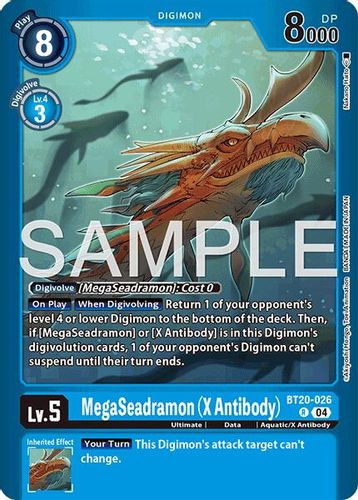 [BT20-026](R) MegaSeadramon (X Antibody) {LM07 Ver.} (Foil)