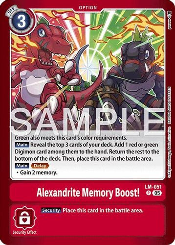 [LM-051](P) Alexandrite Memory Boost! (Foil)