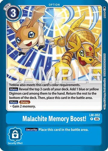 [LM-052](P) Malachite Memory Boost! (Foil)