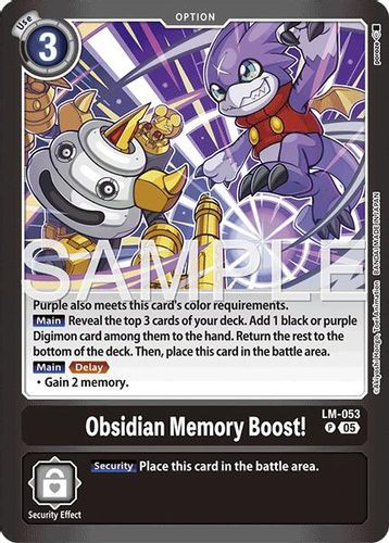 [LM-053](P) Obsidian Memory Boost! (Foil)