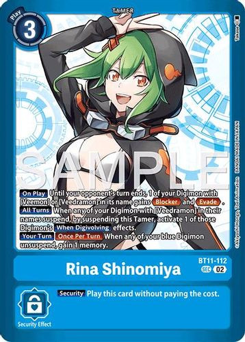 [BT11-112](SEC) Rina Shinomiya (Foil)