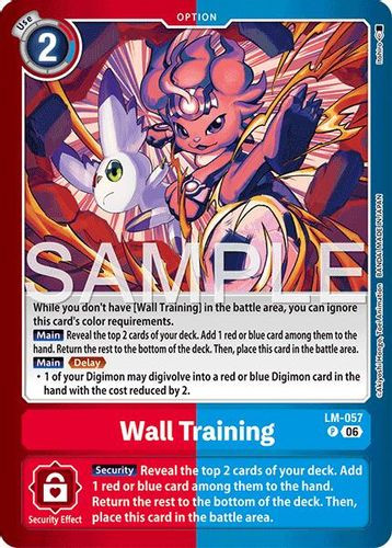 [LM-057](P) Wall Training (Foil)