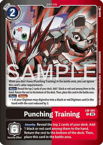 [LM-061](P) Punching Training (Foil)