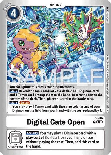 [P-206](P) Digital Gate Open (Foil)