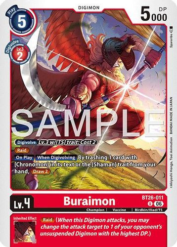 [BT26-011](U) Buraimon