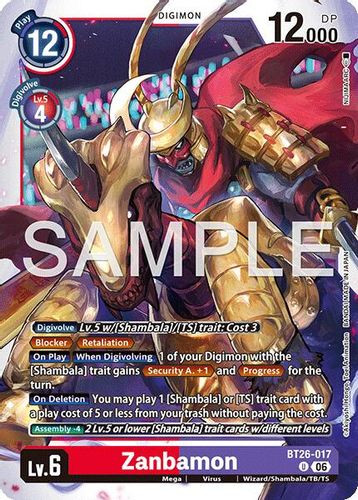 [BT26-017](U) Zanbamon