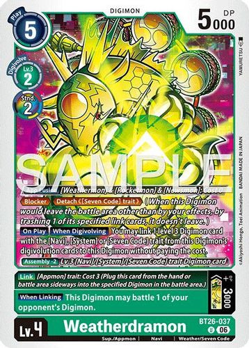 [BT26-037](U) Weatherdramon