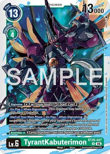 [BT26-047](R) TyrantKabuterimon (Foil)