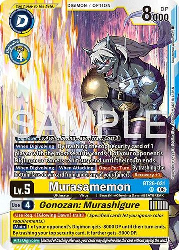 [BT26-031](SR) Murasamemon // Gonozan: Murashigure (Foil)