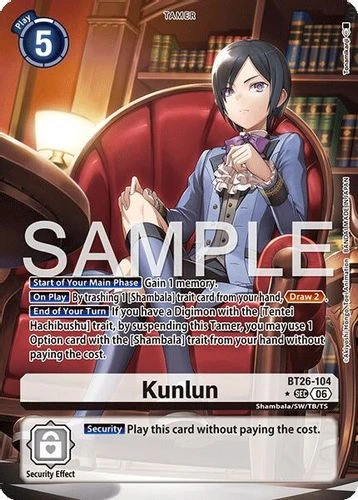 [BT26-104](SEC) Kunlun (1 Star Alt Art) (Foil)