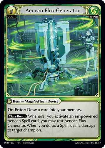 |GA10|<1st>[PRD-EN-174](U) Aenean Flux Generator