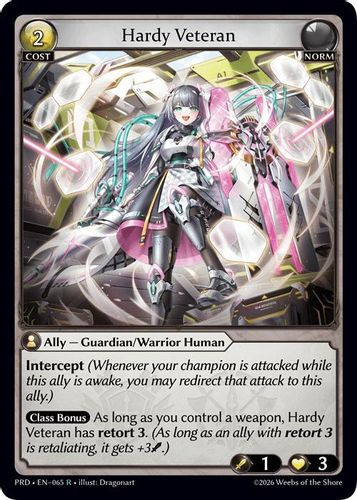 |GA10|<1st>[PRD-EN-065](R) Hardy Veteran