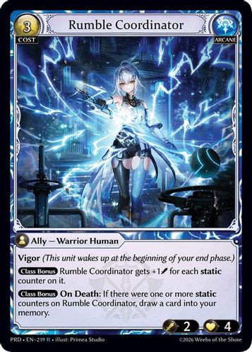 |GA10|<1st>[PRD-EN-219](R) Rumble Coordinator