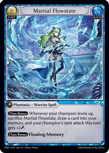 |GA10|<1st>[PRD-EN-160](SR) Martial Flowstate