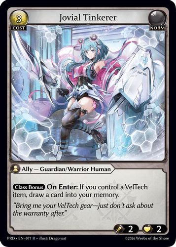 |GA10|<1st>[PRD-EN-071](R) Jovial Tinkerer {Foil}