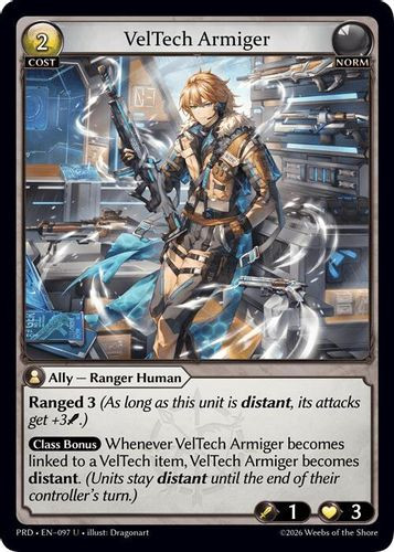 |GA10|<1st>[PRD-EN-097](U) VelTech Armiger {Foil}