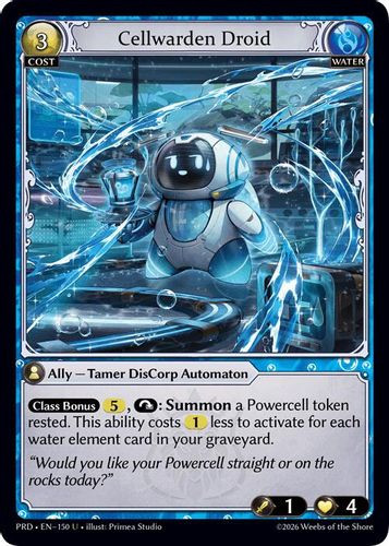 |GA10|<1st>[PRD-EN-150](U) Cellwarden Droid {Foil}