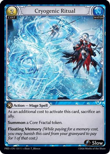 |GA10|<1st>[PRD-EN-151](U) Cryogenic Ritual {Foil}