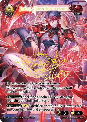 |GA10|<1st>[PRD-EN-230](CSR) Judas, Claret Intercessor {Foil}