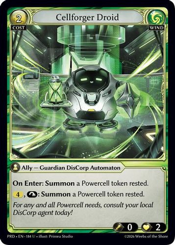 |GA10|<1st>[PRD-EN-184](U) Cellforger Droid {Alt Foil}