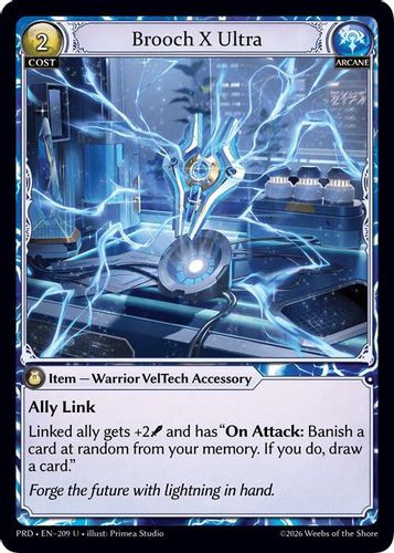 |GA10|<1st>[PRD-EN-209](U) Brooch X Ultra {Alt Foil}