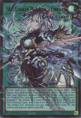 [MAMO-EN020] Sky Striker Mobilize - Linkage! {Extended Art} (Ultra Rare) <1st>