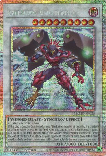 [MAMO-EN026] Assault Blackwing - Kusanagi the Gathering Storm (Starlight Rare) <1st>