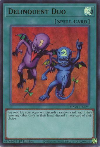 [MAMO-EN093] Delinquent Duo (Ultra Rare) <1st>