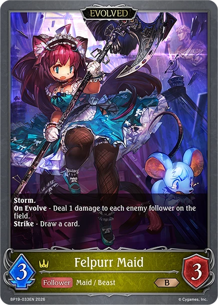 [BP19-033EN](B) Felpurr Maid (Evolved)