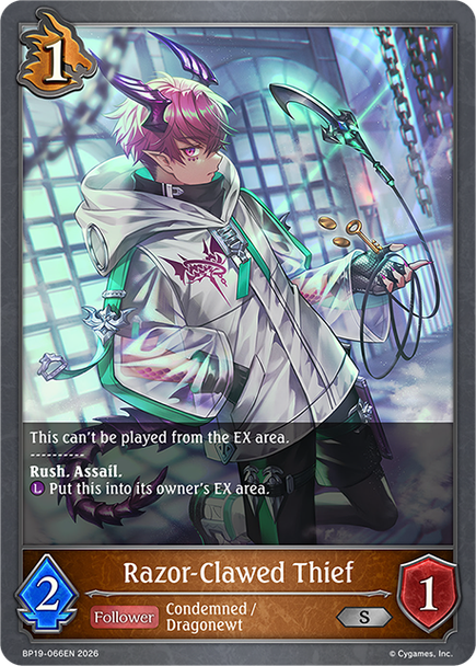 [BP19-066EN](S) Razor-Clawed Thief