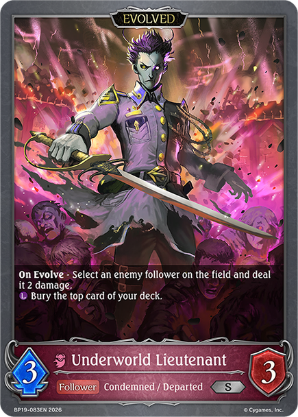 [BP19-083EN](S) Underworld Lieutenant (Evolved)