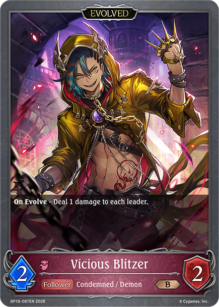 [BP19-087EN](B) Vicious Blitzer (Evolved)