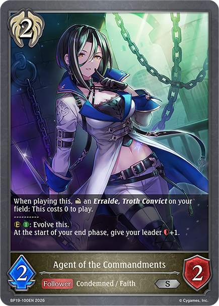 [BP19-100EN](S) Agent of the Commandments