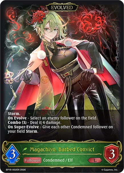 [BP19-002EN](L) Magachiyo, Barbed Convict (Evolved)