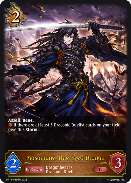 [BP19-059EN](L) Masamune, One-Eyed Dragon
