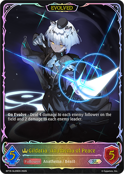 [BP19-SL09EN](SL) Gildaria, Anathema of Peace (Evolved) (Super Legendary)
