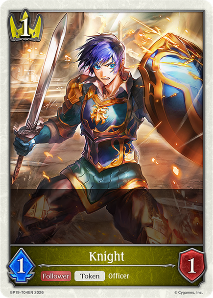 [BP19-T04EN](T) Knight (Token)