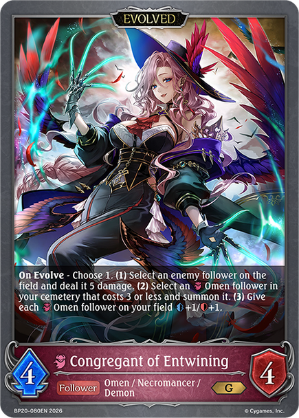 [BP20-080EN](G) Congregant of Entwining (Evolved)