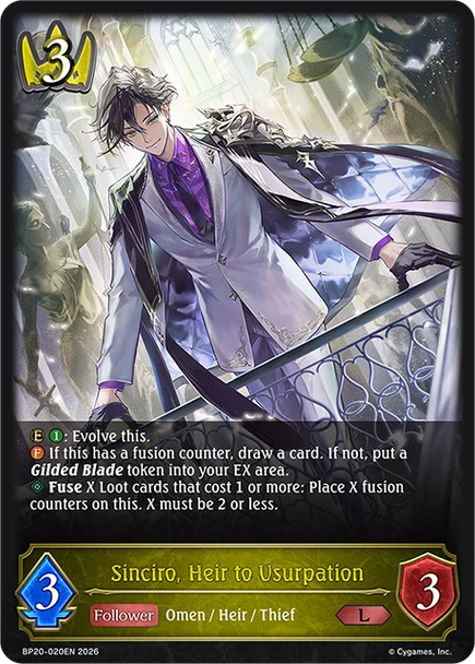 [BP20-020EN](L) Sinciro, Heir to Usurpation