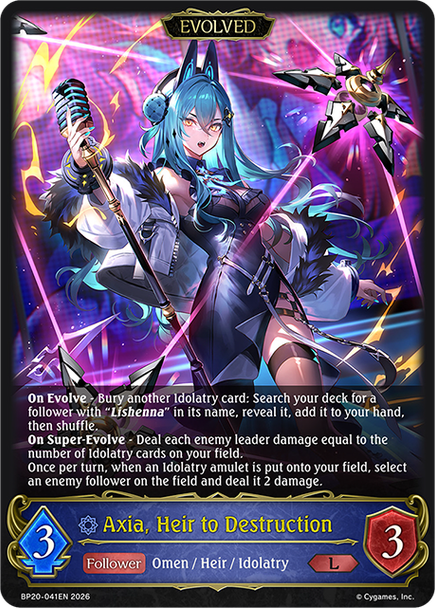 [BP20-041EN](L) Axia, Heir to Destruction (Evolved)