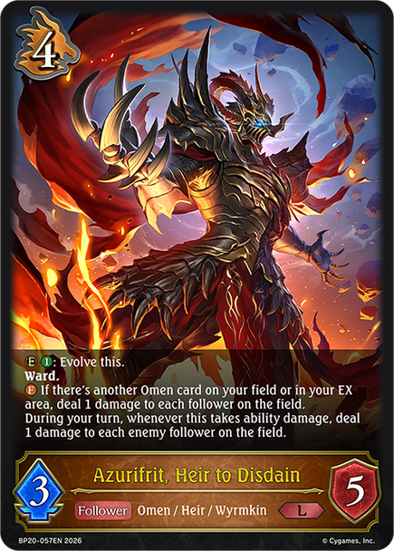 [BP20-057EN](L) Azurifrit, Heir to Disdain