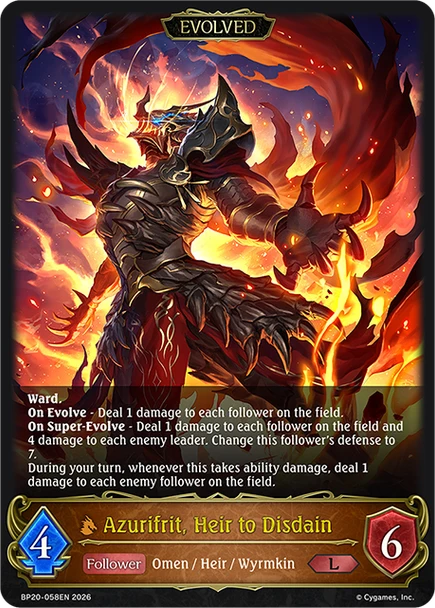 [BP20-058EN](L) Azurifrit, Heir to Disdain (Evolved)
