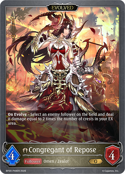 [BP20-P48EN](PG) Congregant of Repose (Evolved) (Premium Foil)