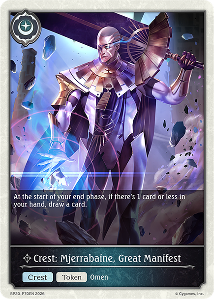 [BP20-P70EN](PT) Crest: Mjerrabaine, Great Manifest (Premium Foil)